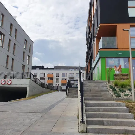 Apartment Ceglana Park -parking W Hali Garazowej- Piekne Nowe Osiedle